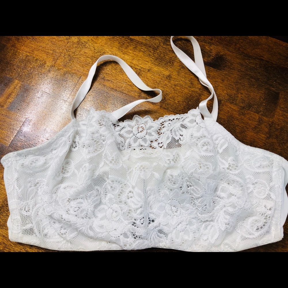 Underwire lace bra